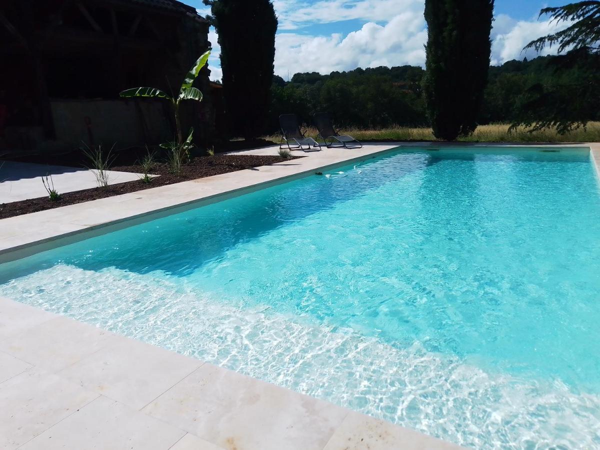 Gite Lot'Ivier Piscine Nature Lot Montayral Exteriör bild